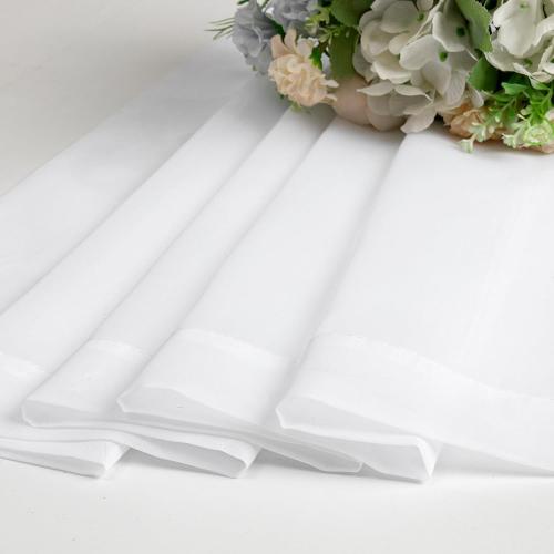 Simplebrand White Sheer Curtains 72 Inches Long 2 Panels for Living Room, Rod Pockets Airy Window Treatments Voile Sheer White Curtains Panels Lightweight for Front Back Patio Glass Door, 42 Width