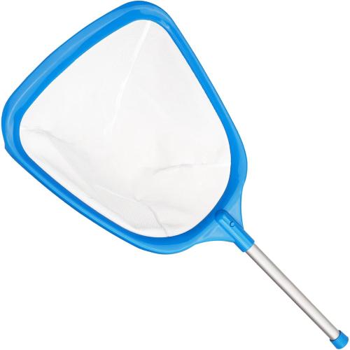TidyMister Pool Skimmer Hot Tub Skimmer Spa Net with 12'' Aluminum Pole Ultra Fine Mesh Pool Net Accessories Leaf Skimmer for Small Pools Fine Debris
