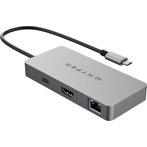 HyperDrive 5 Port USB C Hub - 86W Power Delivery, 4K HDMI, Ethernet, 5Gbps USB-A, USB Hub for Laptop, Chromebooks, and USB-C Compatible Devices