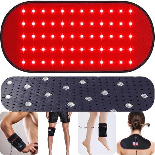 Red-Light-Therapy-for-Body,2026 Upgraded 4 Modes Near Infrared Light for Body Pain Relief,High-Efficiency Spherical Lamp Dual-Wave(660nm&850nm)LEDs,Corded-electric for Effective Therapy(12.4 x 6.1)