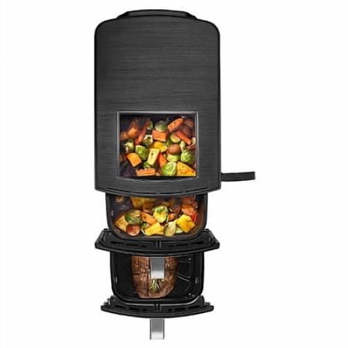Gourmia 11 Quart Dual Basket Air Fryer with Smart Finish & 4-Layer Cooking‼️light dirt‼️