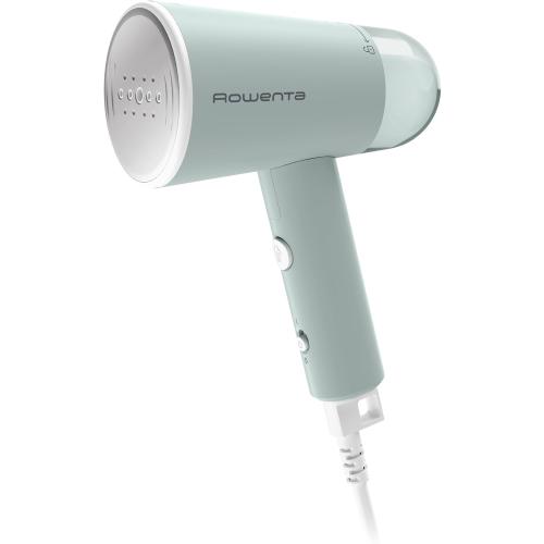Rowenta Mini Travel Steamer for Clothes, Portable Handheld Steamer with 2.3 Oz Tank, Foldable, 1100 Watts, Ironing, Travel Essentials, Green, DR1014