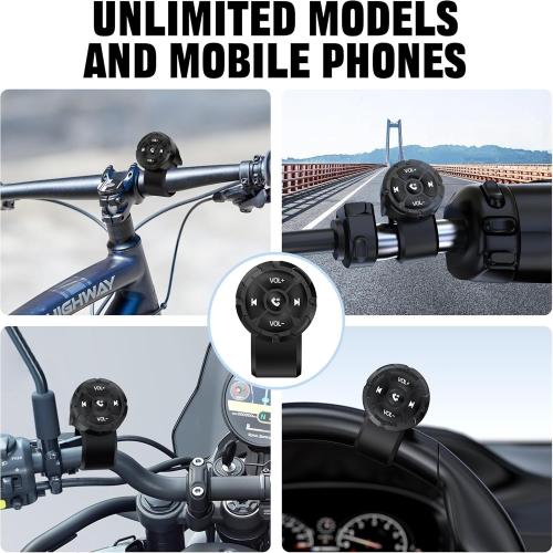 Bluetooth Media Button Adjustable Direction Remote Control