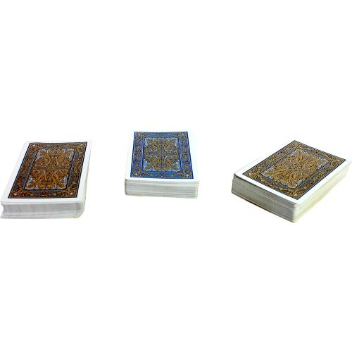 StonKraft Plastic Coated Playing Cards | Bridge Size Cards (Set of 3) Bridge Playing Cards for Flash, Rummy Party Games