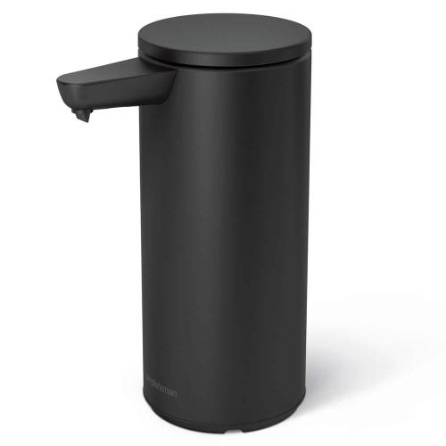 simplehuman 9 oz. Automatic Sensor Pump, Touchless Liquid Soap Dispenser, Matte Black Steel