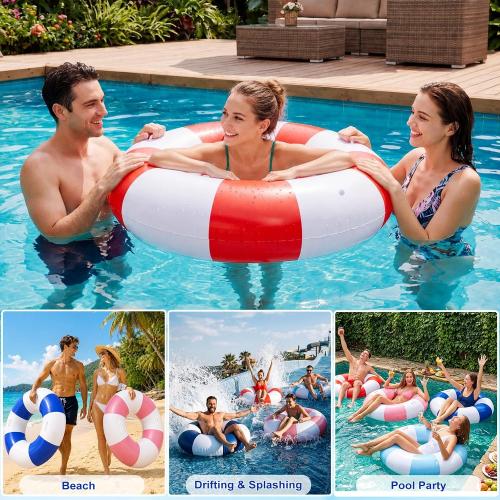 4 Pack Inflatable Pool Floats for Adult