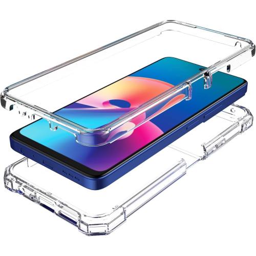 for TCL 50 XE NXTPAPER 5G, TCL 50XE 5G - Full Cover Shockproof Protective Phone Case - Clear