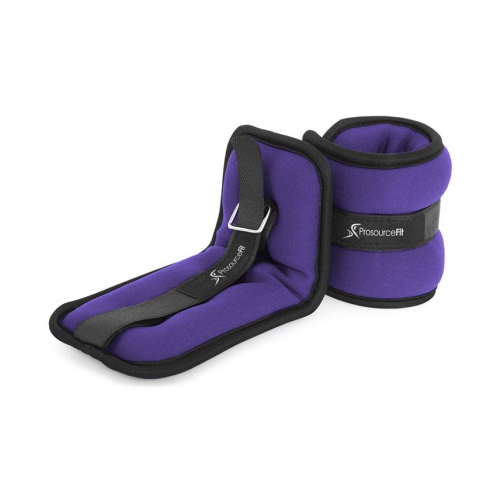 ProsourceFit Ankle Weights 2.5, Set of 2, Purple - Purple