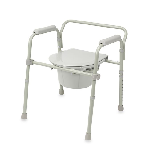 Drive Medical Folding Steel Commode