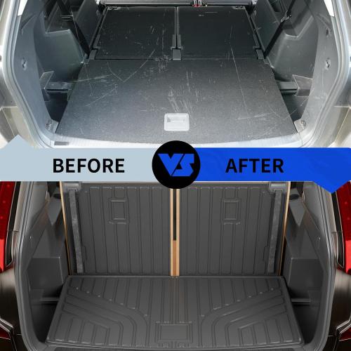 Trunk Mat with Backrest Mat for 2018-2025 2026 Volkswagen Atlas