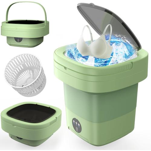 JUJOJB Portable Washing Machine, Folding 20L Mini Washer and Spin-Dryer