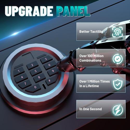Under Bed Gun Safe for Rifles and Pistols, Gun Storage