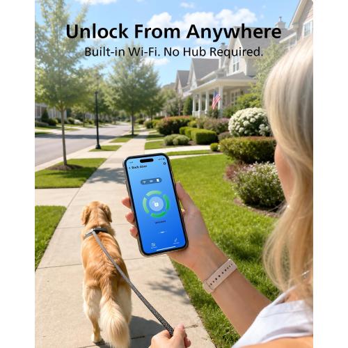 Philips Wi-Fi Front Lock Set, Smart Keypad Deadbolt Lock with 2 Handles