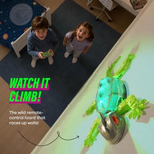 Remote Control Wall Crawler Gecko - Gifts for 4-10 Year Old Boy & Girls