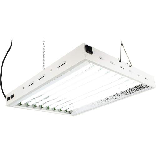 2Ft X 18In 8Lamps 200W to T5 Fluorescent Grow Lights with 6500K Sun Light Grow Lamps and 20000 Lumens & High PPFD