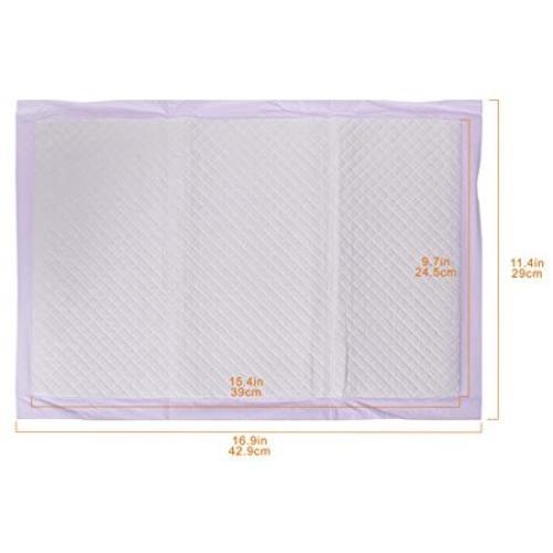 Basics Cat Pad Refills for Litter Box, Lemon Scent - Pack of 40