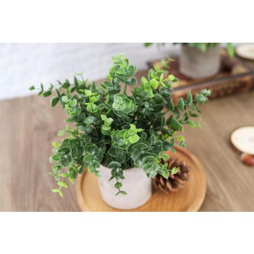 Der Rose 3 Pack Fake Plants Mini Faux Plants for Shelf Classroom Decor