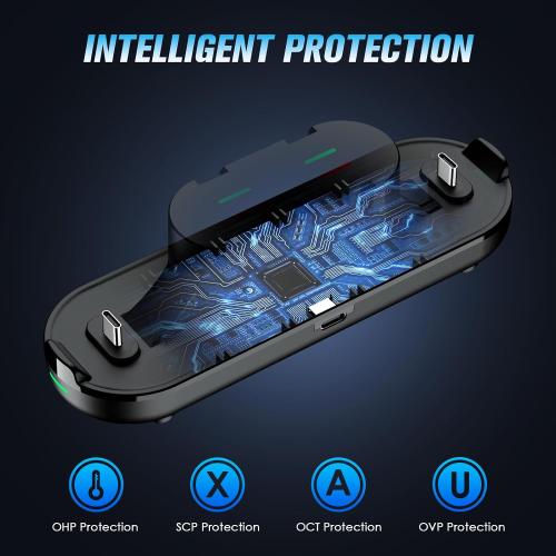 VidPPluing 2 Pack Switch Controllers with Charging Dock for Switch | Switch 2 Controller with Motion Control/Dual Vibration/Turbo/Wake up/Charging Cable/600mAh Battery