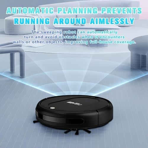 USED ‼️4000Pa Powerful 3-in-1 Robot Vacuum & Mop Sweeper – Smart Sweeping Machine with Wet/Dry Auto-Cleaning, Strong Suction for Pet Hair, Dust, and Stubborn Stains（Black）