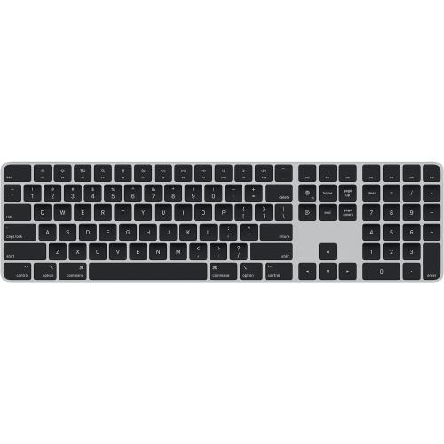 Apple Magic Keyboard with Touch ID and Numeric Keypad: Wireless, Bluetooth, Rechargeable. Works with Mac Computers with Apple Silicon; US English - Black Keys