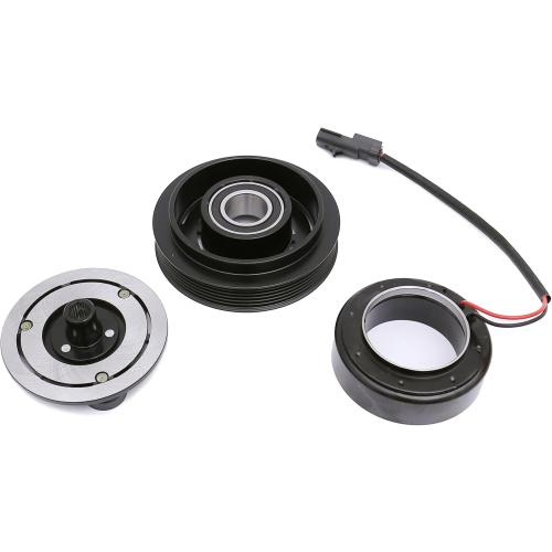 FKG AC Compressor Clutch Assembly Repair Kit 55111400AA fit for 2006-2008 Jeep Liberty (3.7L Only), 2007-2008 Dodge Nitro (3.7L Only)