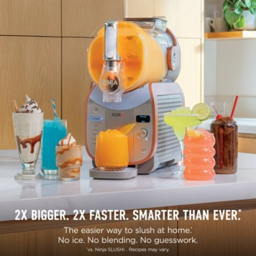 Ninja SLUSHi Max Smart Frozen Drink Maker Blue/Peach FS605