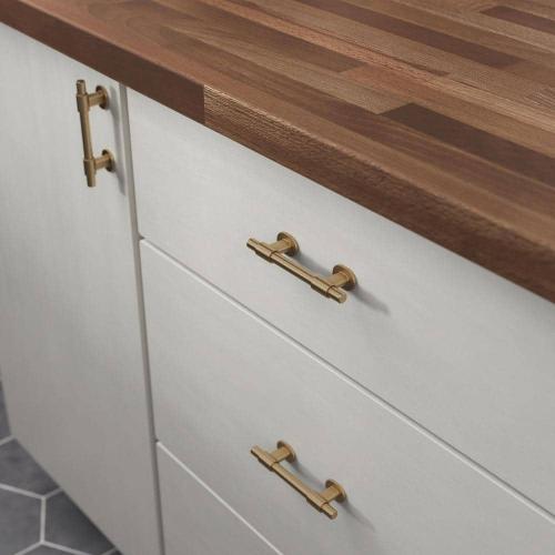 5-Pack Bar Adjusta-Pull Adjustable 1-3/8 to 4 in. (35-102mm) Classic Champagne Bronze Cabinet Drawer Pulls