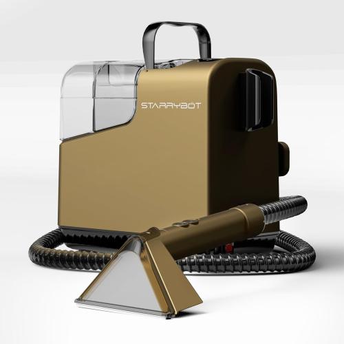 Portable Carpet Cleaner Machine with Steam and Heating Techology 122 Black
