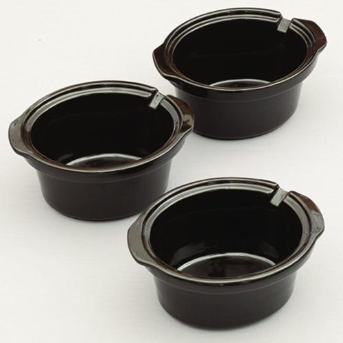 BELLA Triple Slow Cooker and Buffet Server, 3 x1.5 QT Manual Stainless Steel