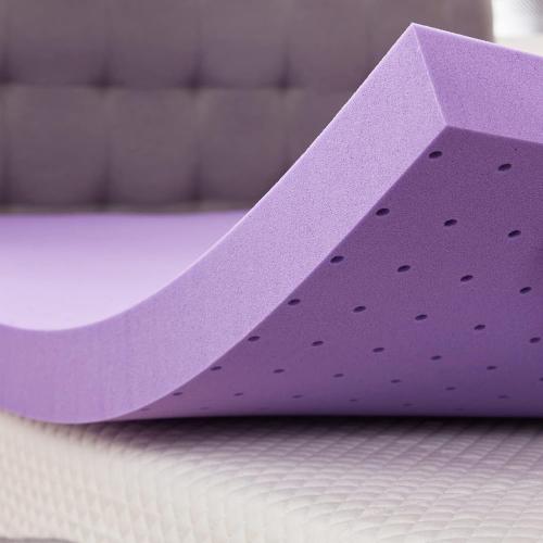 3 Inch Gel Memory Foam Mattress Topper Ventilated Soft Pressure Relieve Mattress Pad, Breathable Bed Topper, CertiPUR-US Certified,