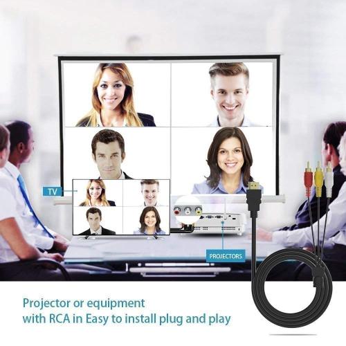 Passive HDMI to RCA Cable 5ft for TV DVD