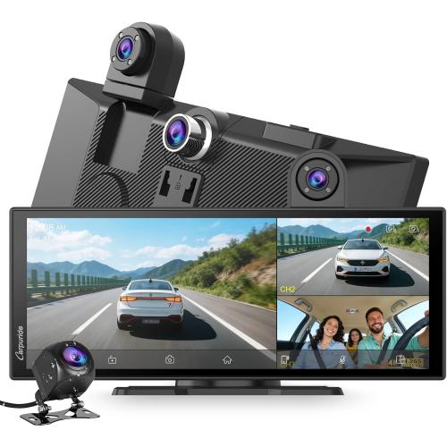 Carpuride W125S 11.26 Wireless CarPlay Android Auto Screen with Dash Cam