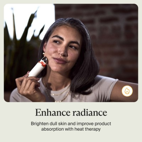 Therabody TheraFace Depuffing Cold & Heat Facial Treatment Wand - White