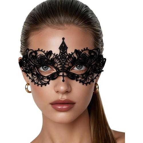 Masquerade Mask for Women Lace Eye Mask for Halloween Costume Party