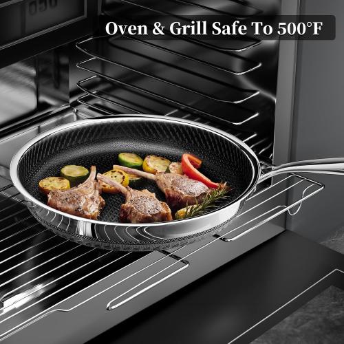 Innerwell   Nonstick Frying Pan with Lid, Induction & Oven Safe MISSING PART ‼️