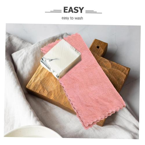 15Pcs Coral Fleece Face Towels, Super Soft Absorbent Washcloths for Washing