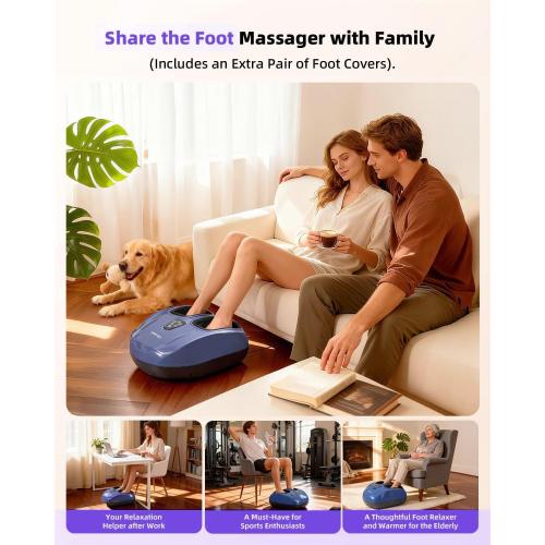 Shiatsu Foot Massager with Heat and Remote Control for Plantar Fasciitis