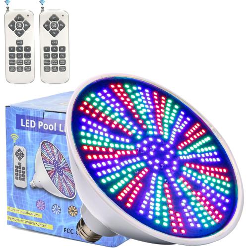 12V 50W LED Color Changing Pool Lights for Inground Pool, Swimming Pool Light Bulb with Remote,