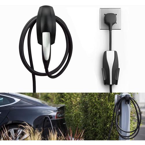 SEVEN SPARTA Charging Cable Holder Wall Mount for Tesla Charger, Black