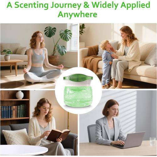 Water Air Purifiers for Home, Air Washer Aroma Diffuser, Air Filter Washer Humidifier, Essential Oils Aroma Fresher With LED Night light for Office, Bedroom，Small Air Cleaner For Smoke and Pets
