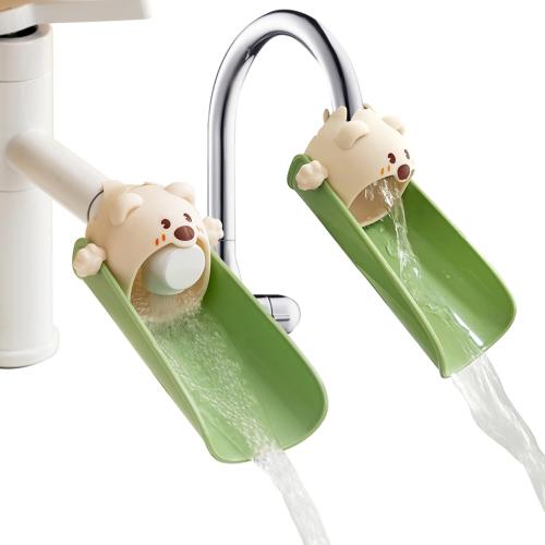 2-Pack Beige Faucet Extender for Toddlers & Kids