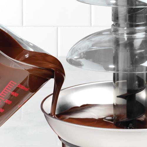 Nostalgia 2-pound Stainless Steel Chocolate Fondue Fountain