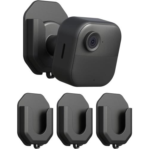 3 Pack Blink Camera No Drill No Screws Wall Mount Bracket for Blink Outdoor 4/Outdoor 2K /Mini /Mini 2K  /Indoor Camera, HBV Adhesive Mount