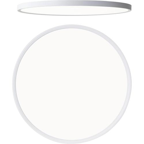 1pack 24 Inch Large Flush Mount Ceiling Light, 50w Led Ceiling Light, 3000k/4000k/6000k Selectable 4980lm Ceiling Lights, Super Slim Led Light Fixture for Bedroom Kitchen Living Dining Room Office