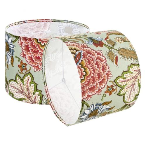 VEVOR Drum Lamp Shade 2 Set Dark Flower