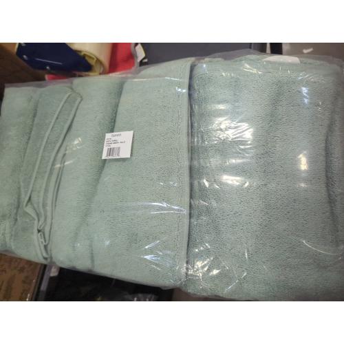 Set of 3 Color Green Bath towel