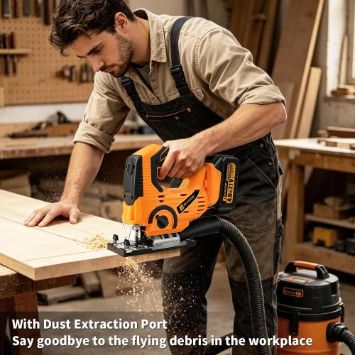 JEXUGK Cordless Jigsaw, Battery Jig Saw