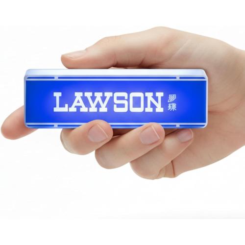 LED Light-Up Japanese Mini Convenience Store Fridge Magnet, 3D Lawson Konbini Storefront Collectible, USB-C Rechargeable, Light-Up Display Decor for Fridge, Desk, Shelf, Japan Souvenir