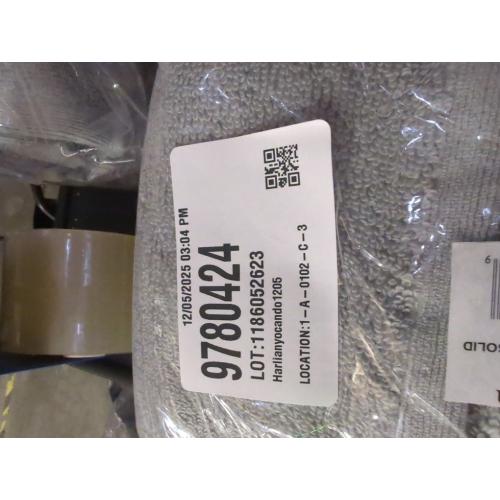 2 Pack Haven Organic Cotton Terry Washcloth in Harbor Mist Grey