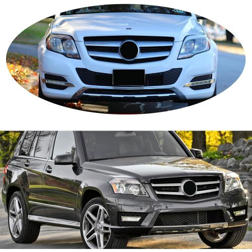GLK 350 Grill GLK350 Front Grille Bumper for Mercedes Benz X204 Silver ‼️LITTLE DIRTY‼️